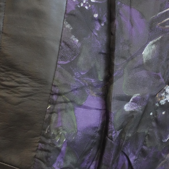 Vintage swing coat Oversized Soft Leather Trapeze Coat — Black — Fits S–L - Picture 7 of 9